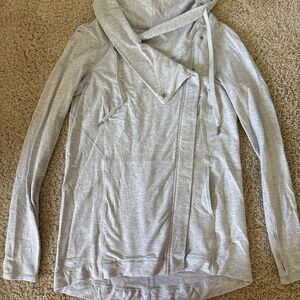 Lululemon light gray zip jacket